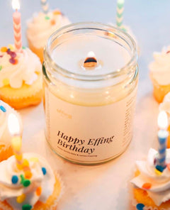 Happy Effing Birthday Candle - clearpathherbicide