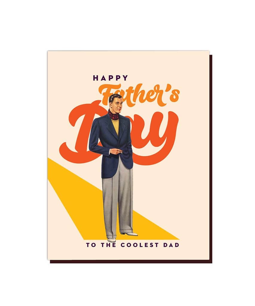 'Happy Father's Day Cool Dad' Card - PINK ARROWS