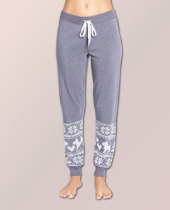 Happy Happy Joy Charcoal Pant - PINK ARROWS