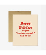 Happy Holidays Despite Card - miamidrugpossession