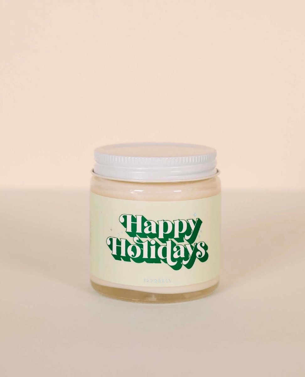 Happy Holidays Mini Candle 4 oz. - clearpathherbicide