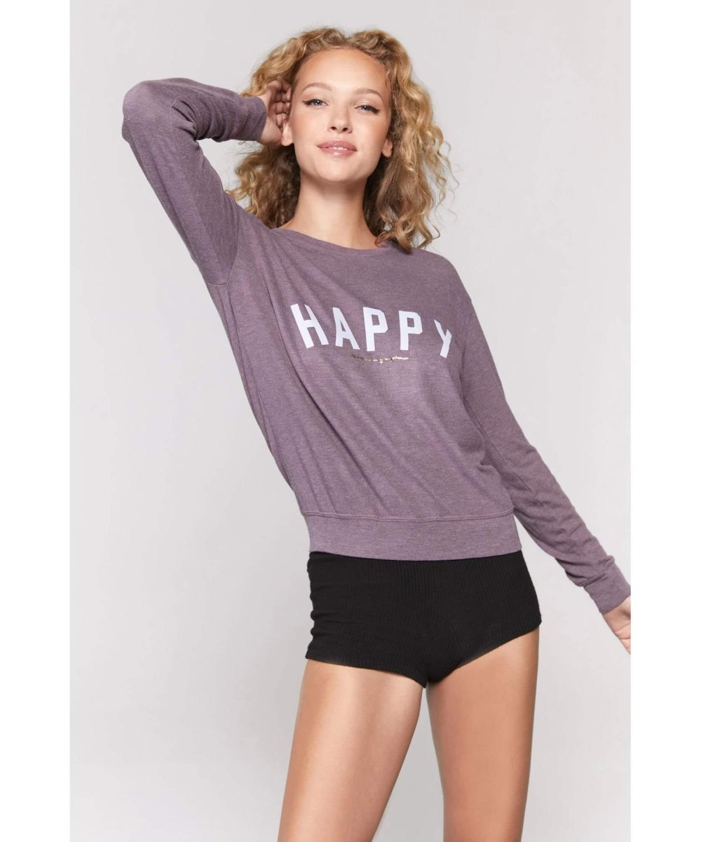 Happy Savasana Crewneck Sweatshirt - miamidrugpossession