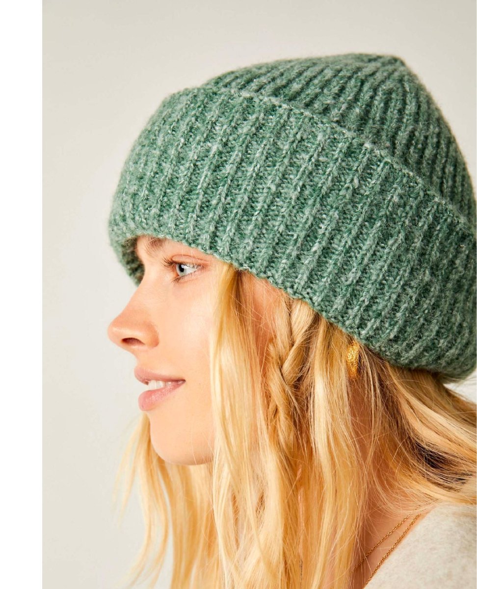 Harbor Marled Ribbed Beanie Pine - clearpathherbicide