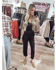 Harlowe Jumpsuit - PINK ARROWS