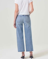 Harper Crop Denim Jeans in Hassle - PINK ARROWS