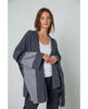 Harper Open Front Poncho Grey - clearpathherbicide