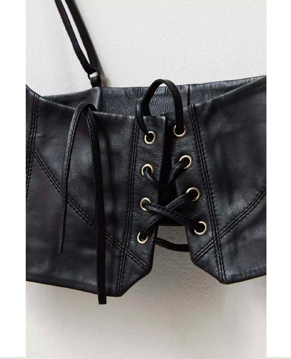 Hastings Corset Belt Black - miamidrugpossession