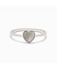 Heart of Pearl Ring Silver - clearpathherbicide