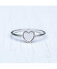 Heart of Pearl Ring Silver - PINK ARROWS