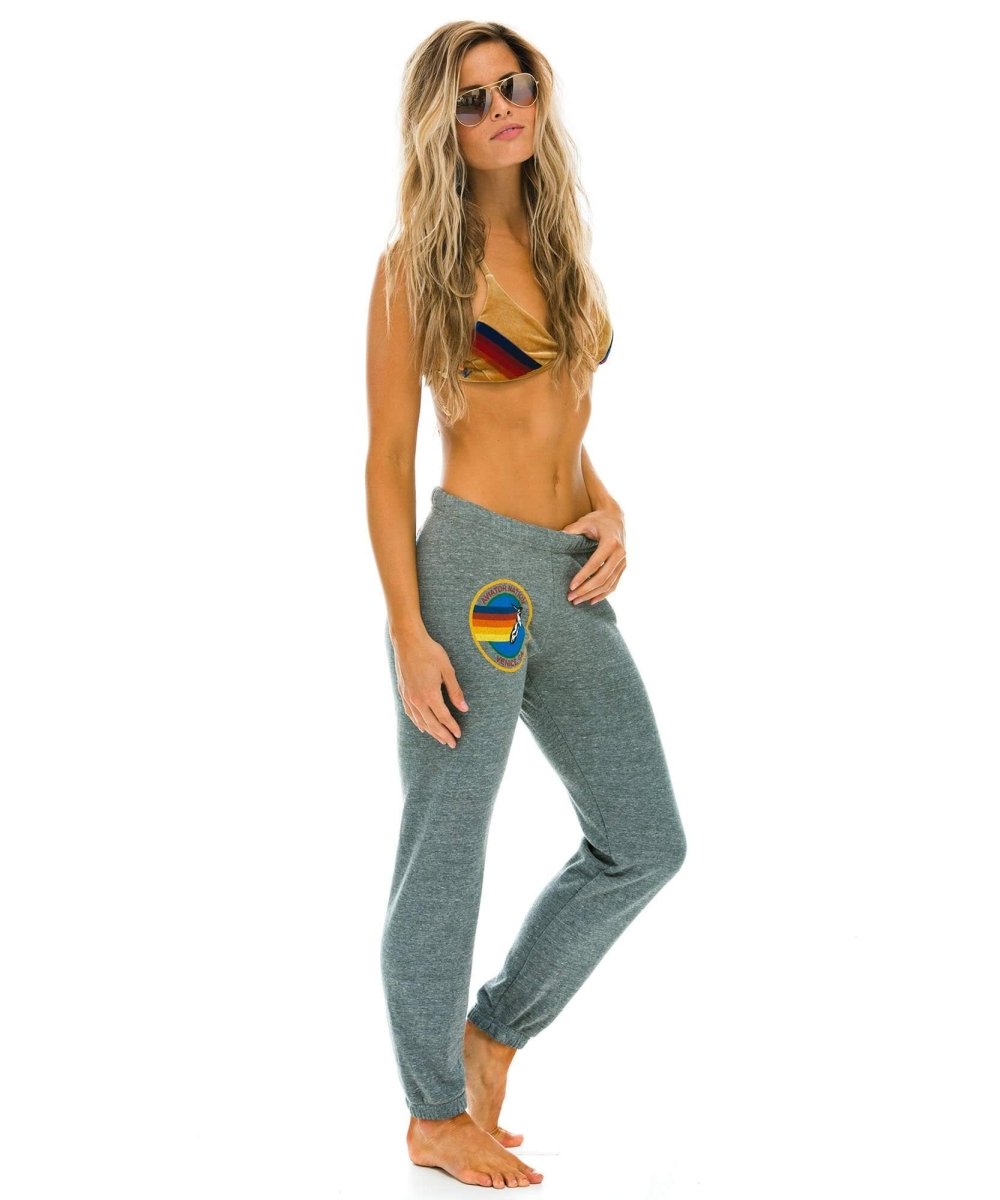 Heather Grey Aviator Nation Sweatpants - miamidrugpossession