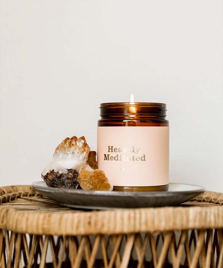 Heavily Meditated Mantra Candle - clearpathherbicide