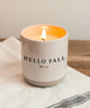 Hello Fall Soy Candle | Stoneware Candle Jar - clearpathherbicide