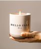 Hello Fall Soy Candle | Stoneware Candle Jar - miamidrugpossession