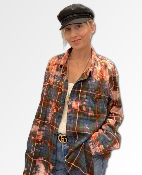 Hibiscus Outlaw Flannel #4 One Size - miamidrugpossession