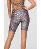 High Rise Bike Short Leopard - miamidrugpossession