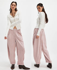 High Road Barrel Pant Blush Tint - PINK ARROWS