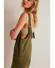 High Roller Jumpsuit Moss Stone - PINK ARROWS