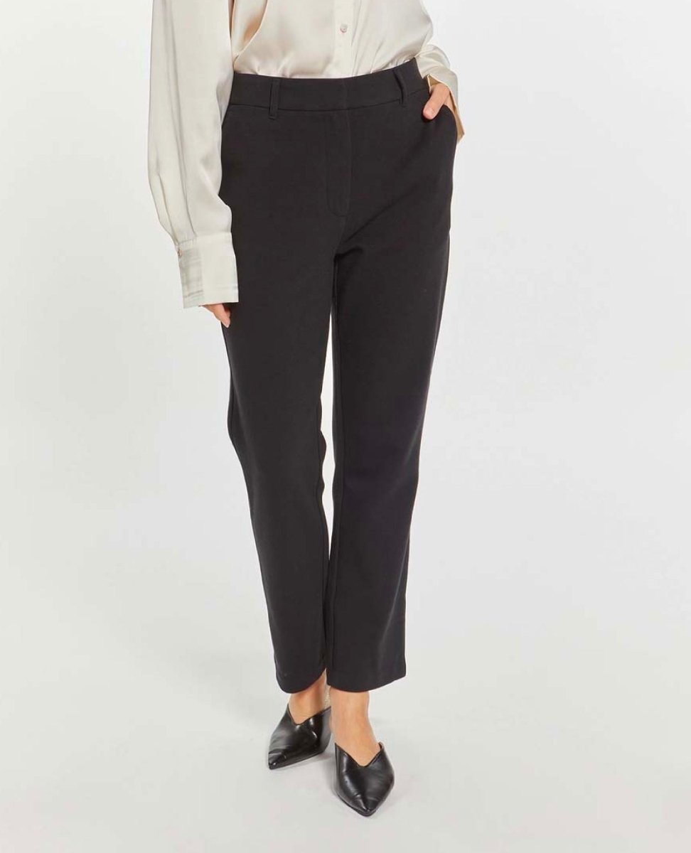 High Waisted Boot Cut Black Cecile Pant - miamidrugpossession