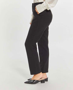 High Waisted Boot Cut Black Cecile Pant - clearpathherbicide