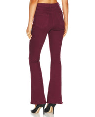 High Waisted Rider Skimp Burgundy - PINK ARROWS