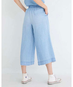 High Waisted Wide Leg Crop Seaside - clearpathherbicide