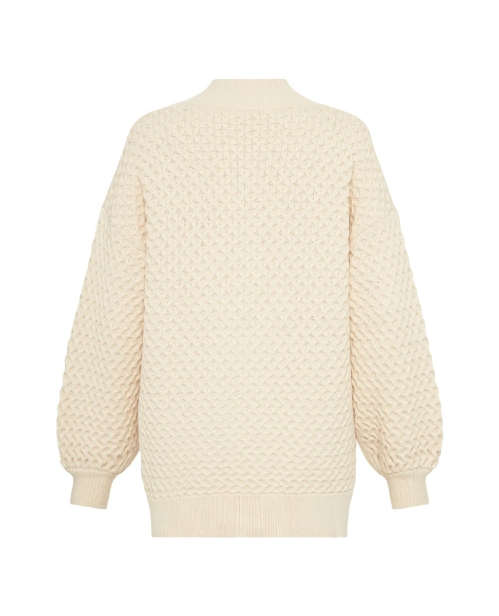 Highland Knit Cardigan Cream - clearpathherbicide