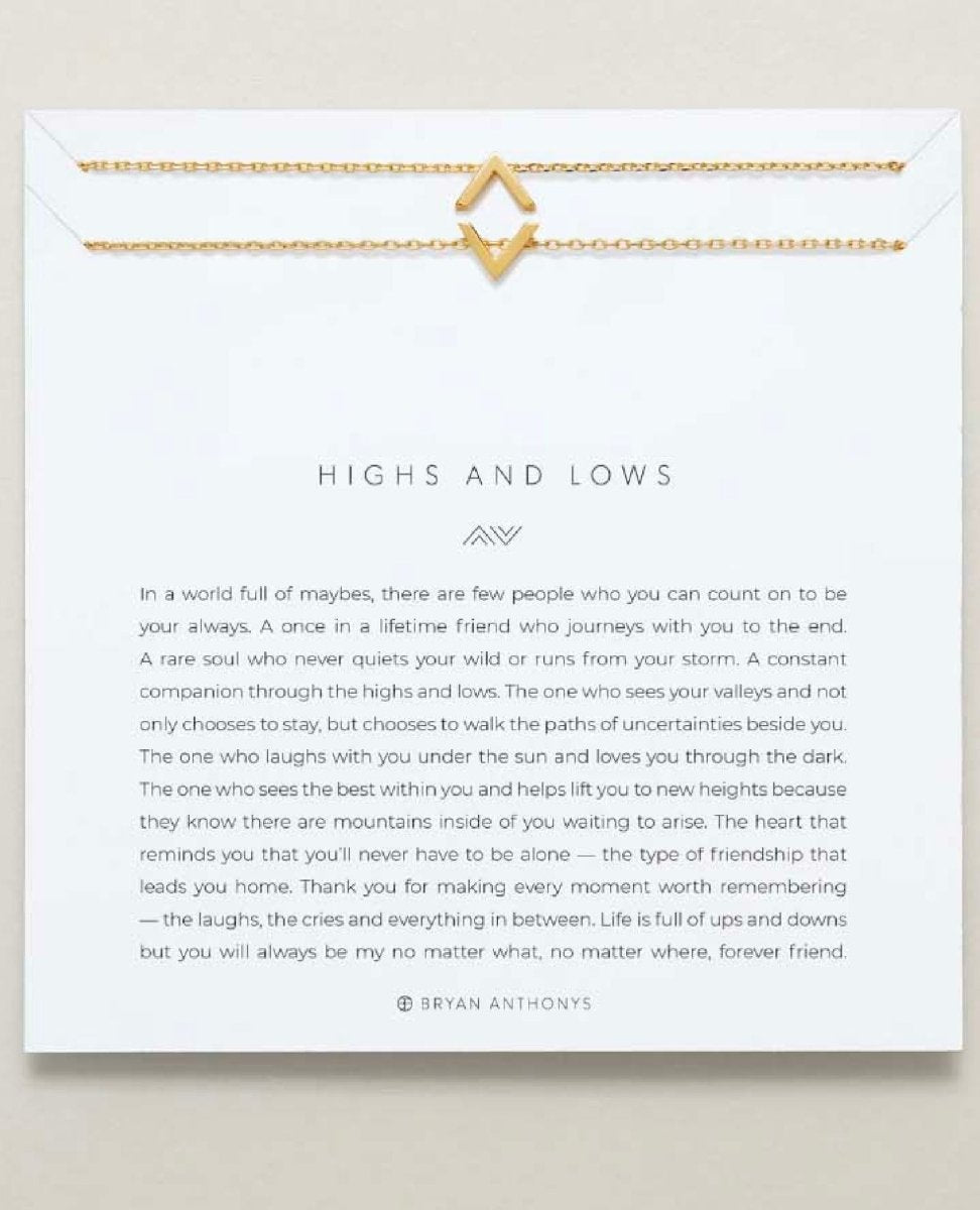 Highs & Lows Necklace Set (2) 14k Gold - miamidrugpossession