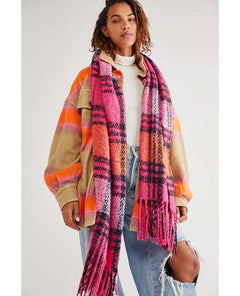 Homecoming Plaid Blanket Bubblegum Combo - clearpathherbicide