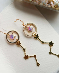 Homesick For The Stars Earrings - PINK ARROWS