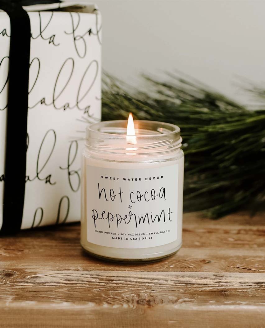 Hot Cocoa + Peppermint Candle - clearpathherbicide