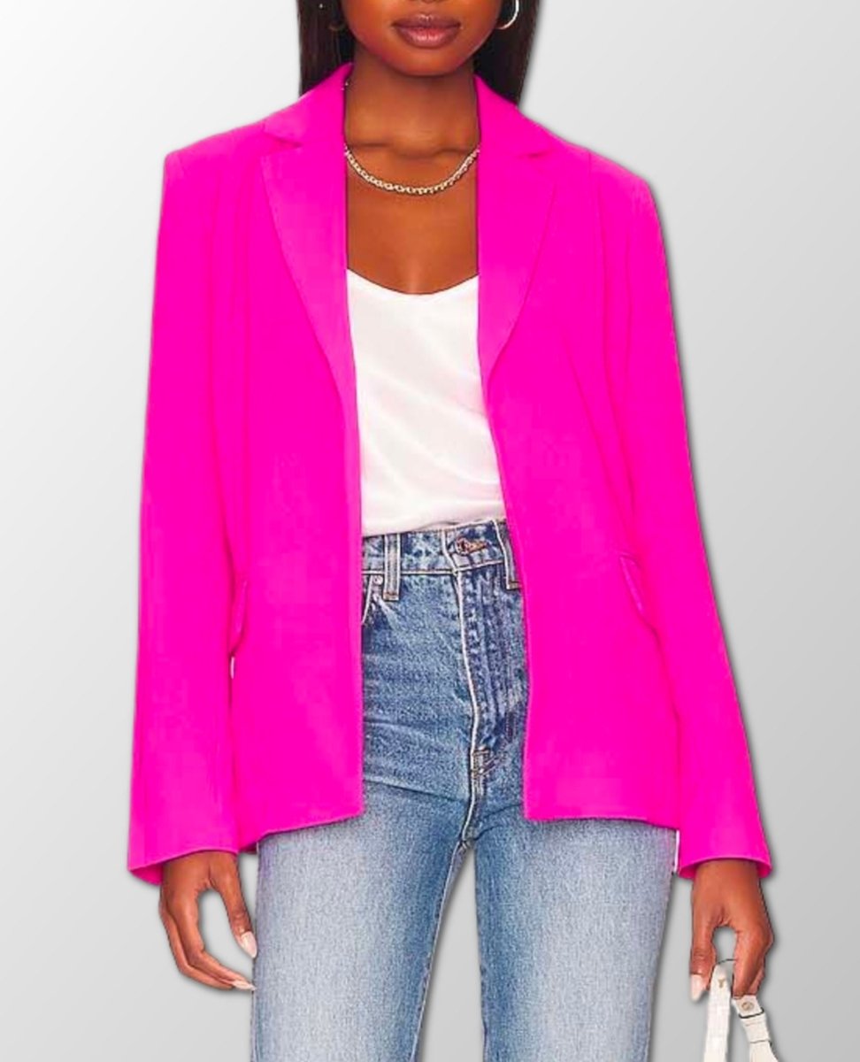 Hot Pink Peyton Blazer - miamidrugpossession