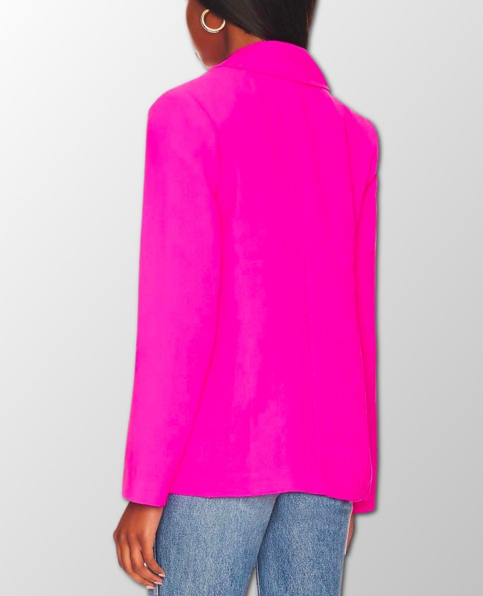 Hot Pink Peyton Blazer - miamidrugpossession