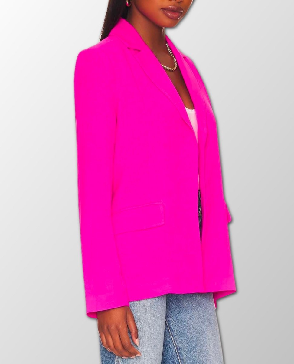 Hot Pink Peyton Blazer - miamidrugpossession