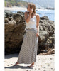 Hotline Stripe Maxi Skirt - miamidrugpossession