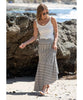 Hotline Stripe Maxi Skirt - miamidrugpossession