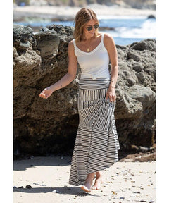 Hotline Stripe Maxi Skirt - clearpathherbicide