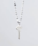 HOWLITE INSPIRATION BEAD KEY NECKLACE - miamidrugpossession