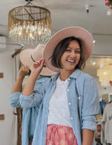 Hudson Straw Hat Pink - miamidrugpossession