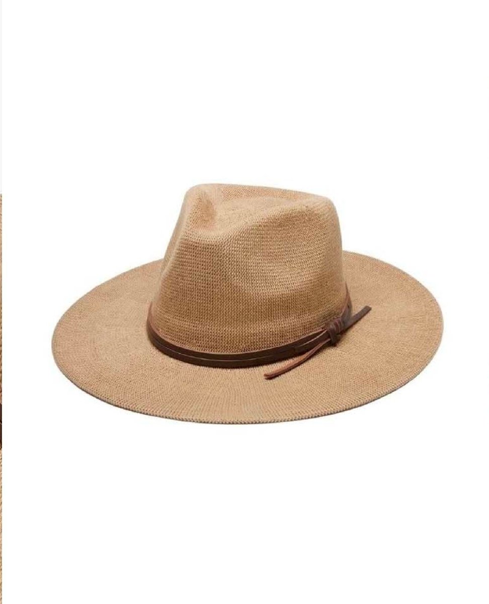 Hudson Straw Hat Tan - miamidrugpossession