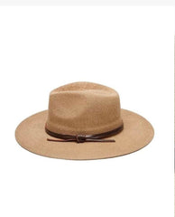 Hudson Straw Hat Tan - PINK ARROWS