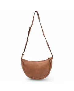 Hug Hobo Bag in Cognac - PINK ARROWS