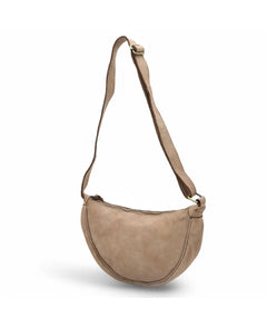 Hug Hobo Bag in Taupe - PINK ARROWS