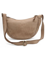 Hug Hobo Bag in Taupe - PINK ARROWS