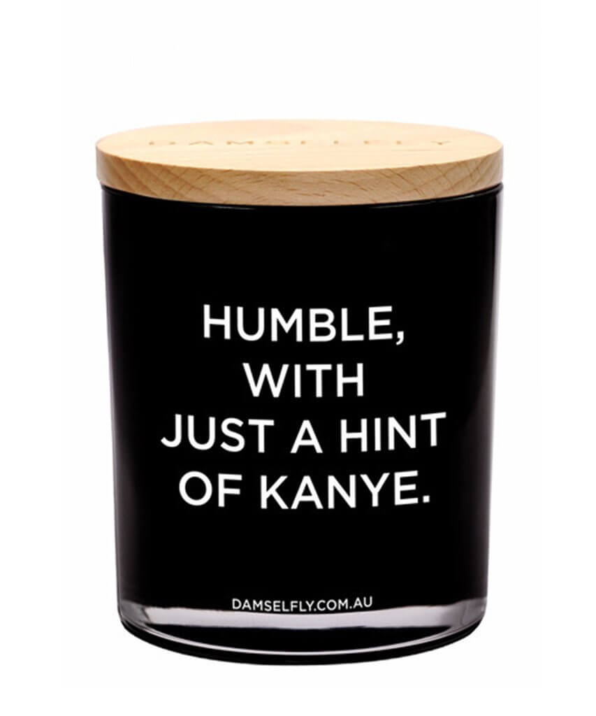 Humble With Hint of Kanye XL Candle - miamidrugpossession