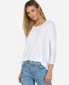 Hunter Draped Tee Soft White - clearpathherbicide