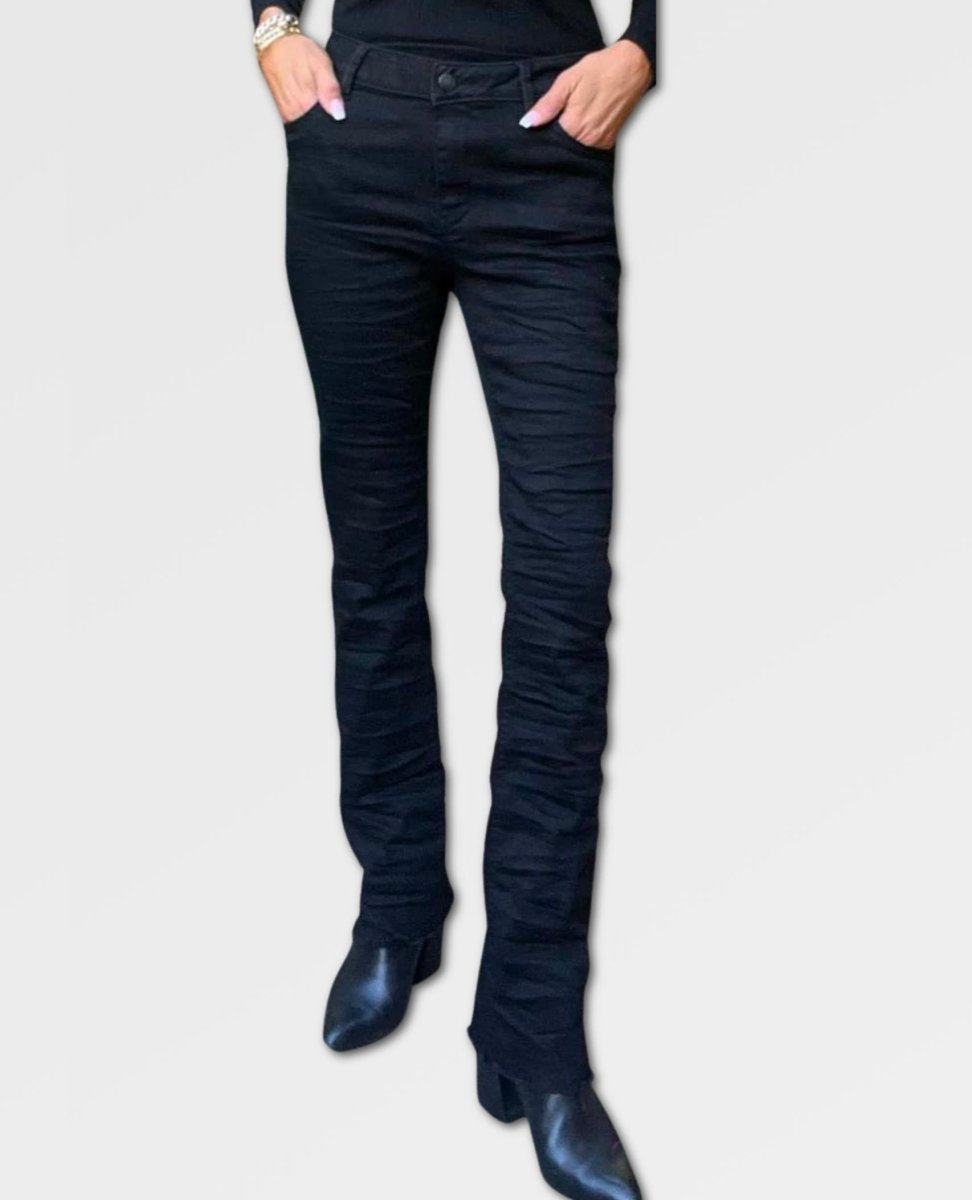 Huram Black Denim Jean - miamidrugpossession