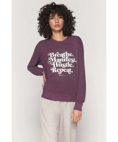 Hustle Savasana Sweater - miamidrugpossession