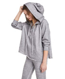 Hutton Hoodie, Heather Grey - miamidrugpossession