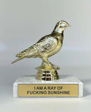 I Am A Ray of Fucking Sunshine Participation Trophy - miamidrugpossession