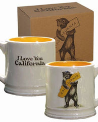 I Love You California Bear Ceramic Mug - PINK ARROWS